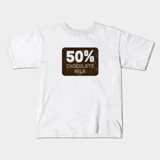 50% Chocolate Milk Kids T-Shirt